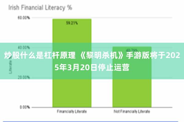 炒股什么是杠杆原理 《黎明杀机》手游版将于2025年3月20日停止运营