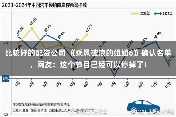 比较好的配资公司 《乘风破浪的姐姐6》确认名单，网友：这个节目已经可以停掉了！